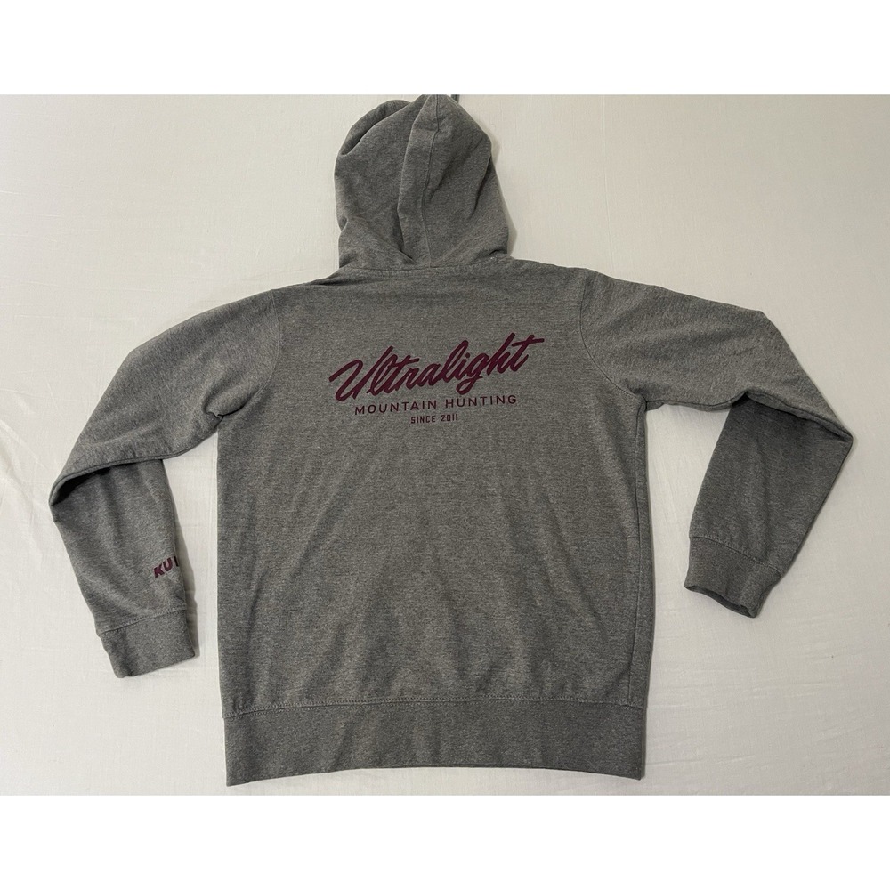 Kuiu Hoodie Womens Medium Gray Logo Outdoor Hunting Pockets Sweatshirt Hiking - Picture 7 of 7